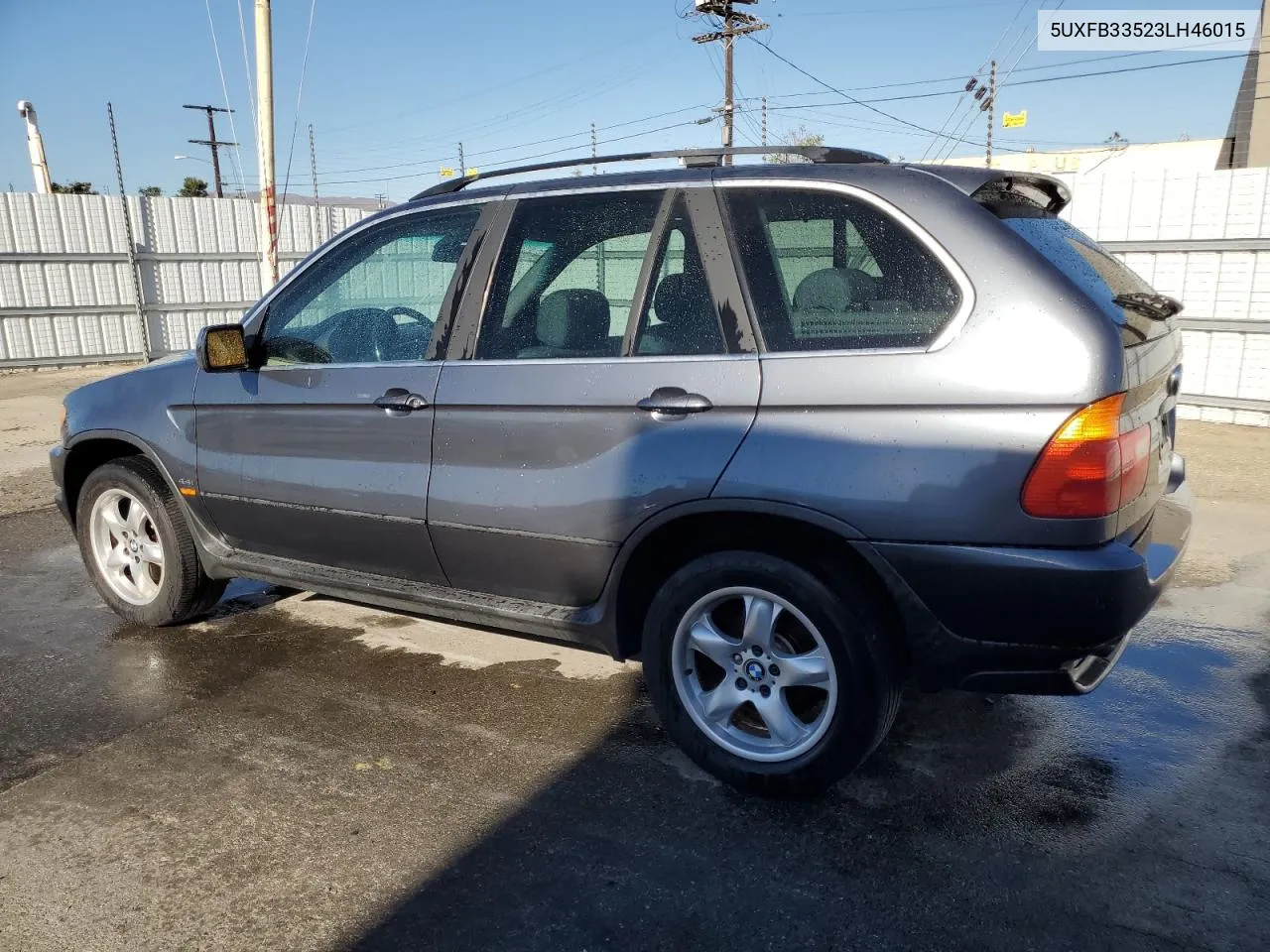 2003 BMW X5 4.4I VIN: 5UXFB33523LH46015 Lot: 79018434