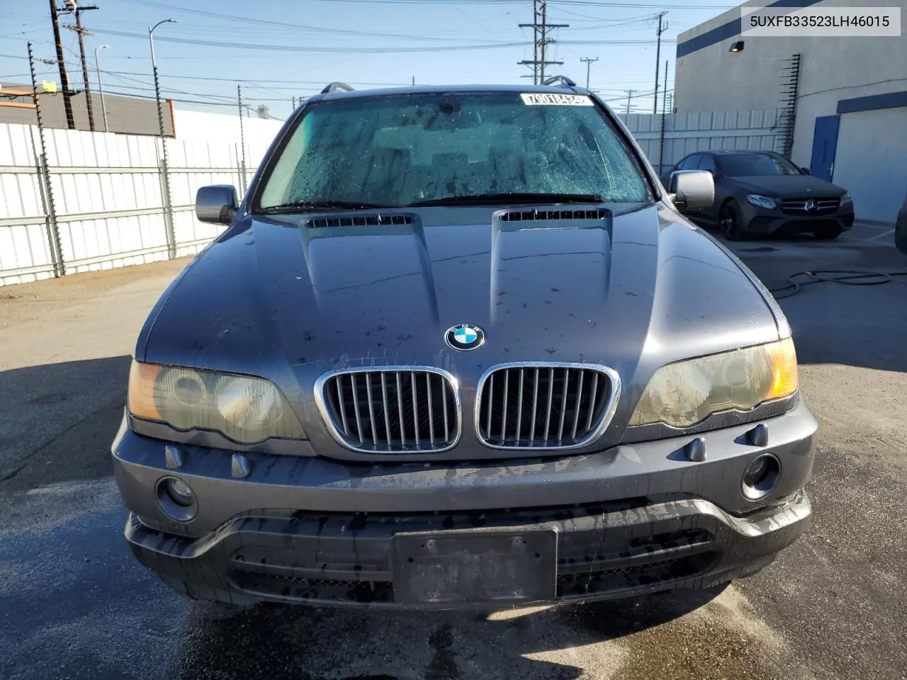 2003 BMW X5 4.4I VIN: 5UXFB33523LH46015 Lot: 79018434