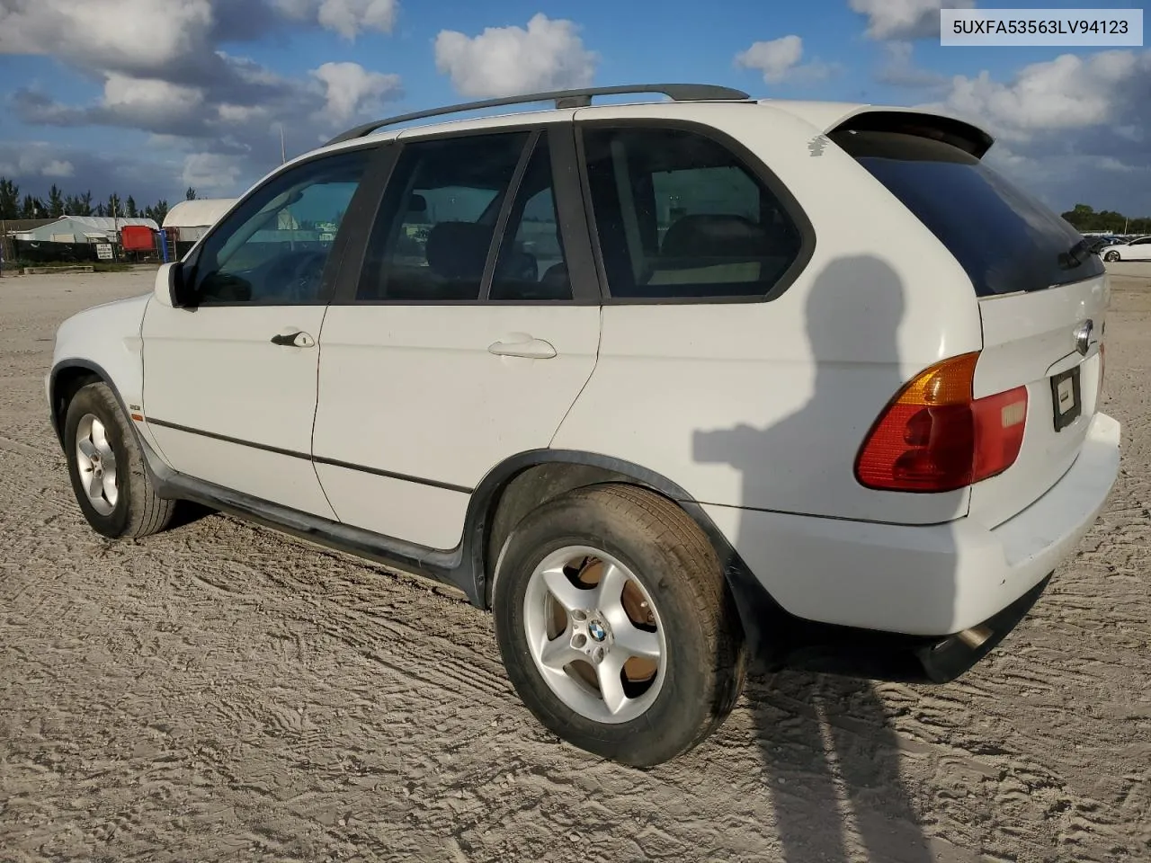 2003 BMW X5 3.0I VIN: 5UXFA53563LV94123 Lot: 80743444