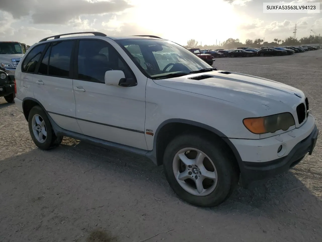 2003 BMW X5 3.0I VIN: 5UXFA53563LV94123 Lot: 80743444