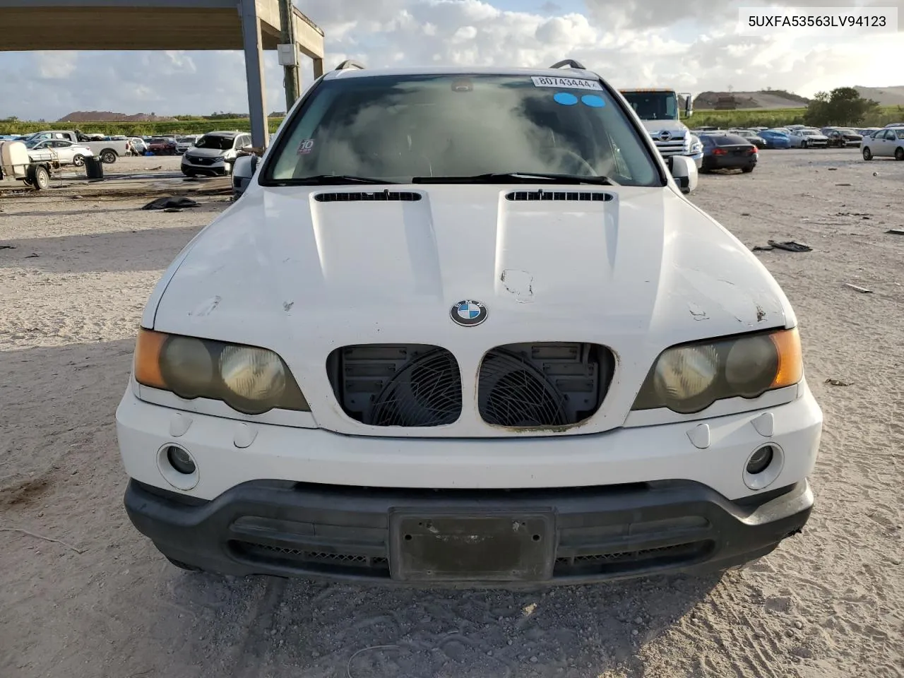 2003 BMW X5 3.0I VIN: 5UXFA53563LV94123 Lot: 80743444