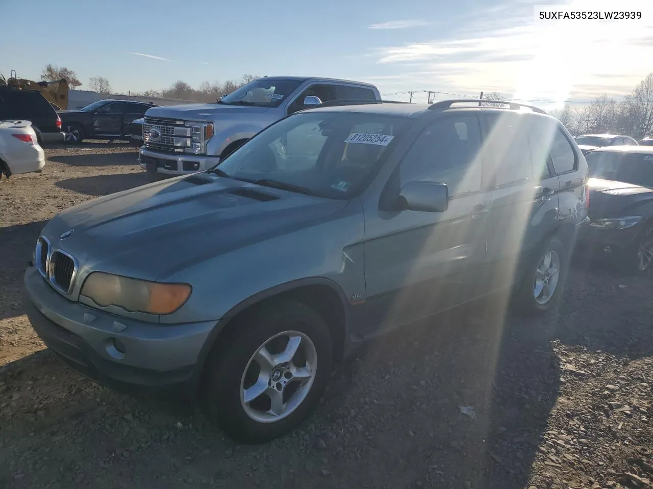 2003 BMW X5 3.0I VIN: 5UXFA53523LW23939 Lot: 81205254