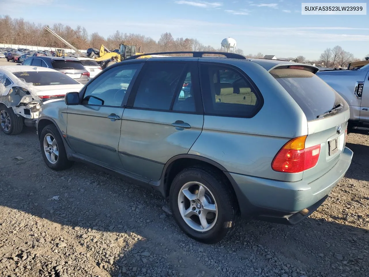 2003 BMW X5 3.0I VIN: 5UXFA53523LW23939 Lot: 81205254