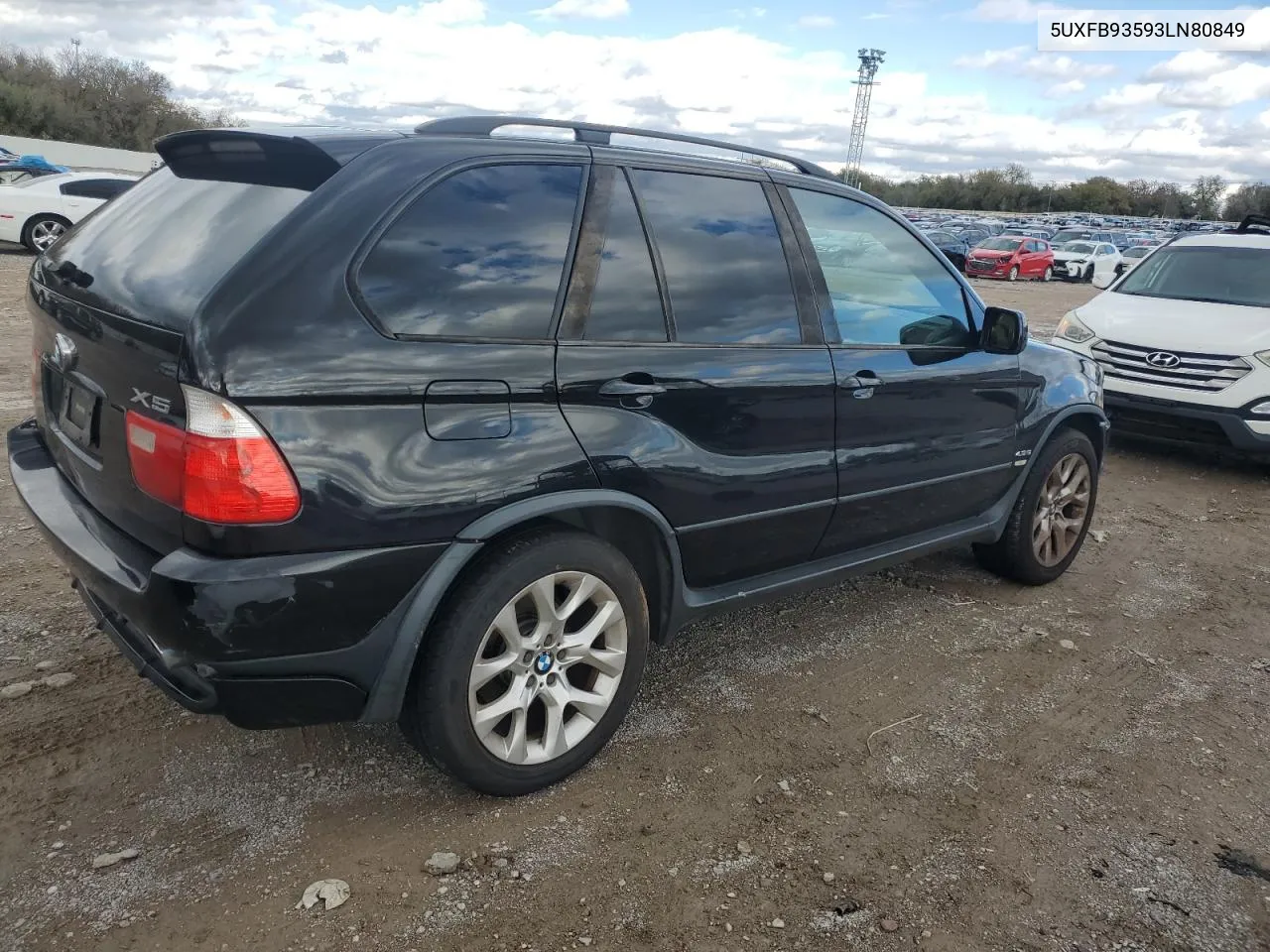 2003 BMW X5 4.6Is VIN: 5UXFB93593LN80849 Lot: 81560144