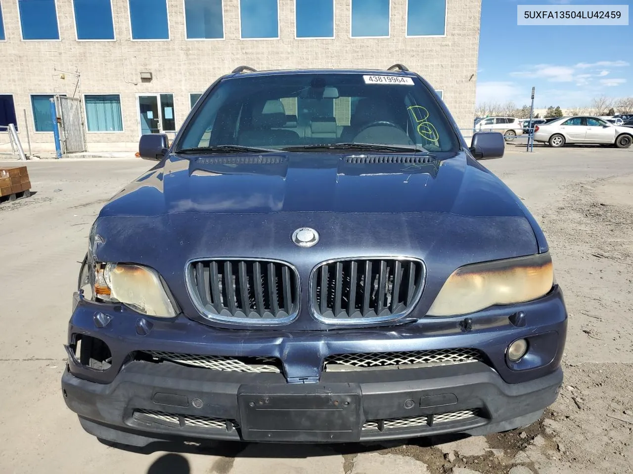 2004 BMW X5 3.0I VIN: 5UXFA13504LU42459 Lot: 43819964