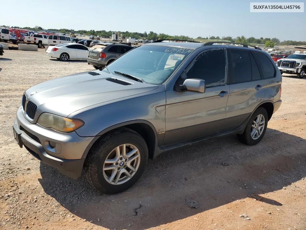 2004 BMW X5 3.0I VIN: 5UXFA13504LU45796 Lot: 67598274