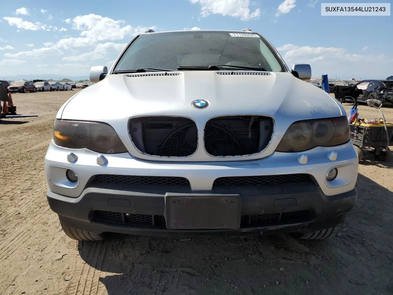 2004 BMW X5 3.0I VIN: 5UXFA13544LU21243 Lot: 71128294