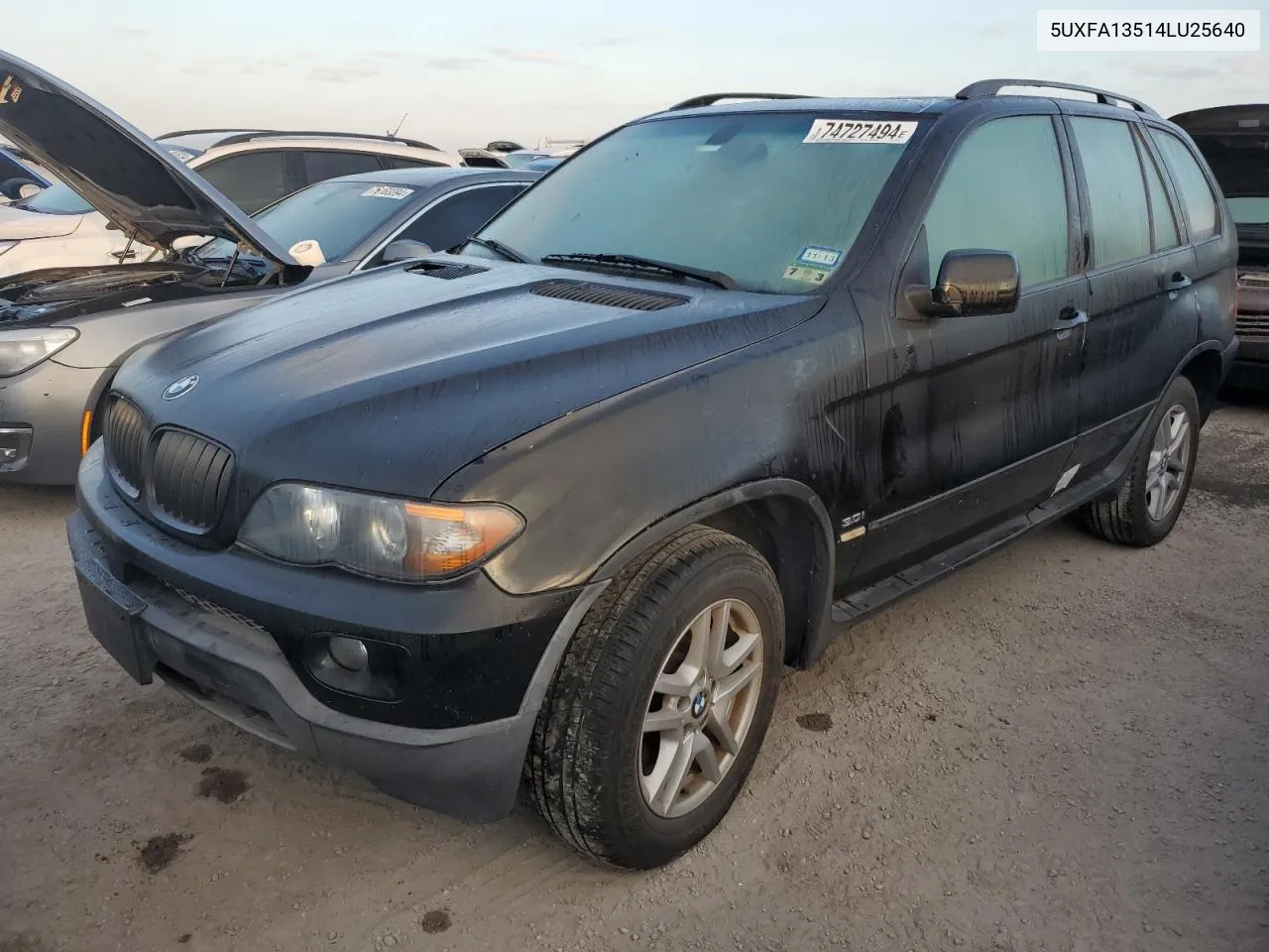 2004 BMW X5 3.0I VIN: 5UXFA13514LU25640 Lot: 74727494