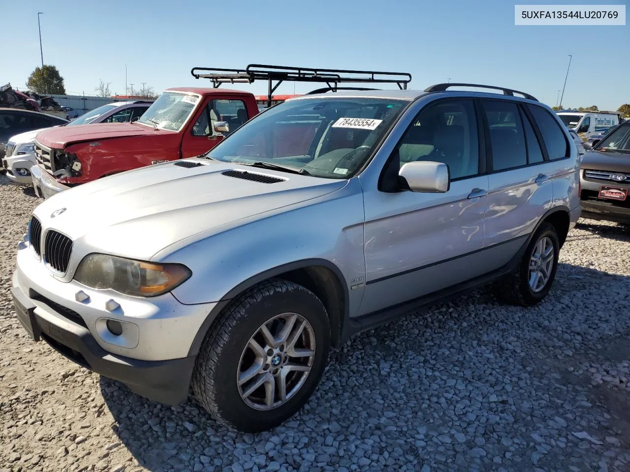 2004 BMW X5 3.0I VIN: 5UXFA13544LU20769 Lot: 78435554