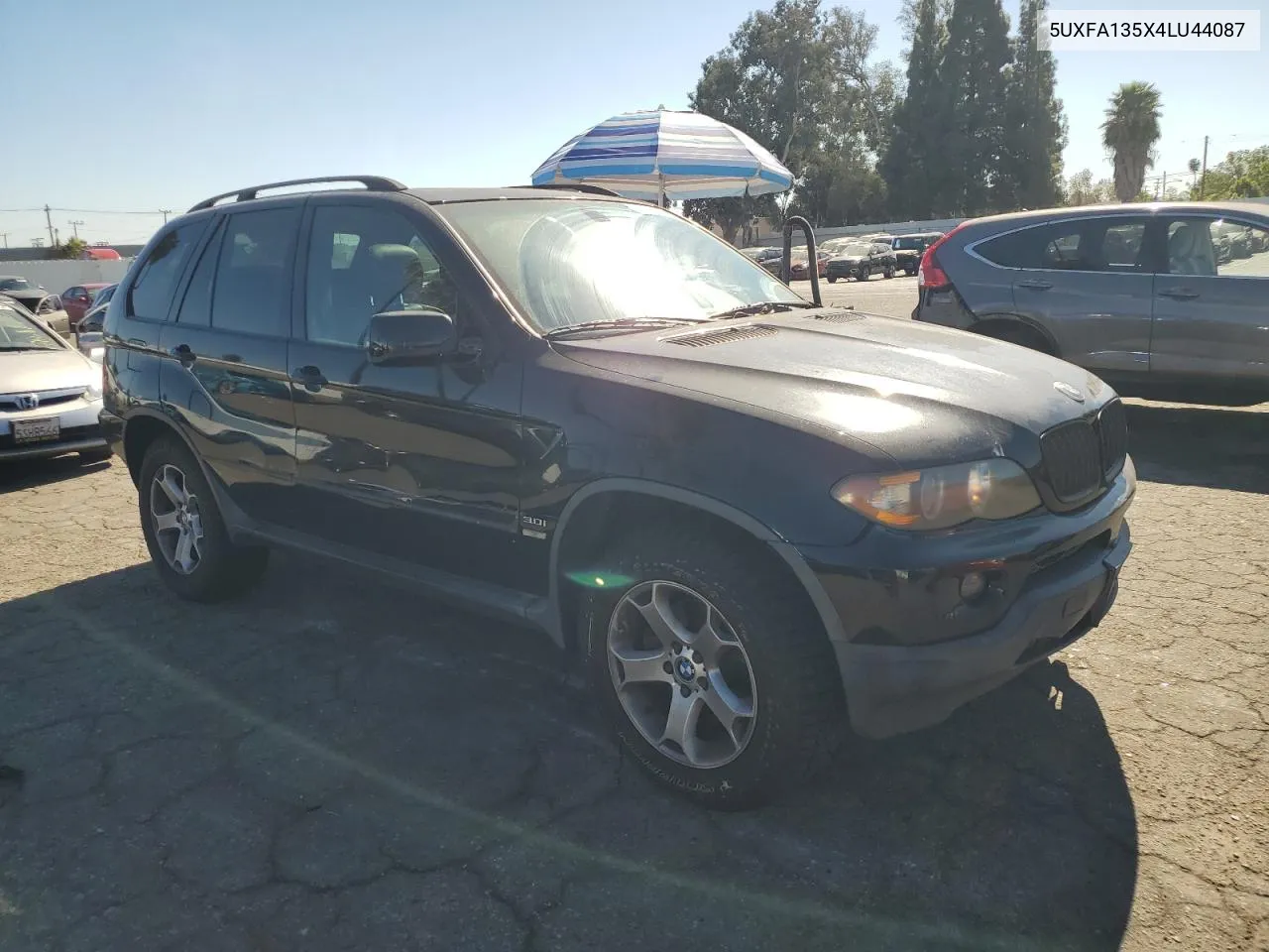 2004 BMW X5 3.0I VIN: 5UXFA135X4LU44087 Lot: 78683484