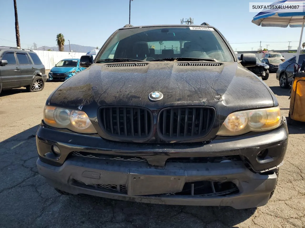 2004 BMW X5 3.0I VIN: 5UXFA135X4LU44087 Lot: 78683484