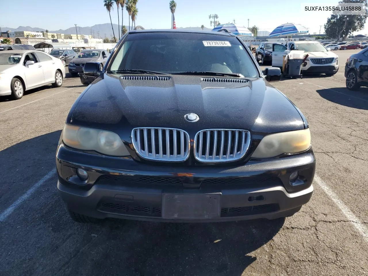 2004 BMW X5 3.0I VIN: 5UXFA13554LU45888 Lot: 78739784