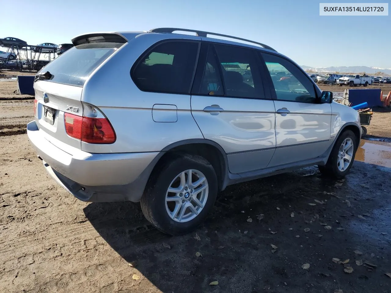 2004 BMW X5 3.0I VIN: 5UXFA13514LU21720 Lot: 80283044