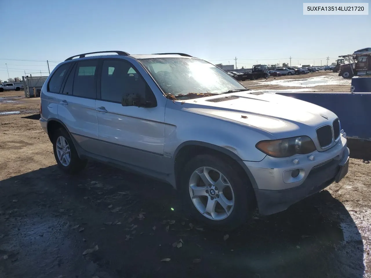 2004 BMW X5 3.0I VIN: 5UXFA13514LU21720 Lot: 80283044