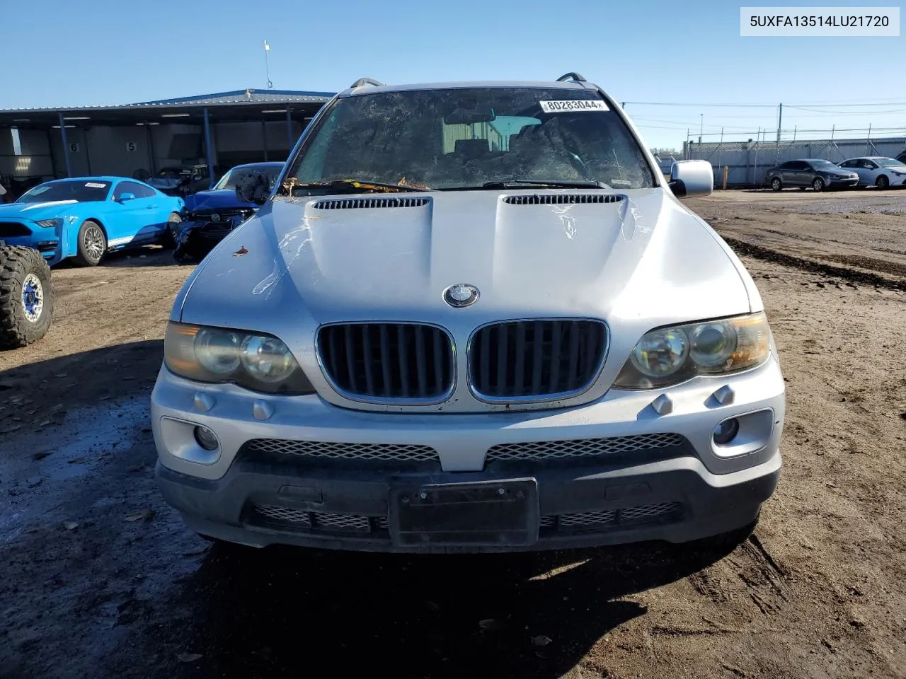 2004 BMW X5 3.0I VIN: 5UXFA13514LU21720 Lot: 80283044