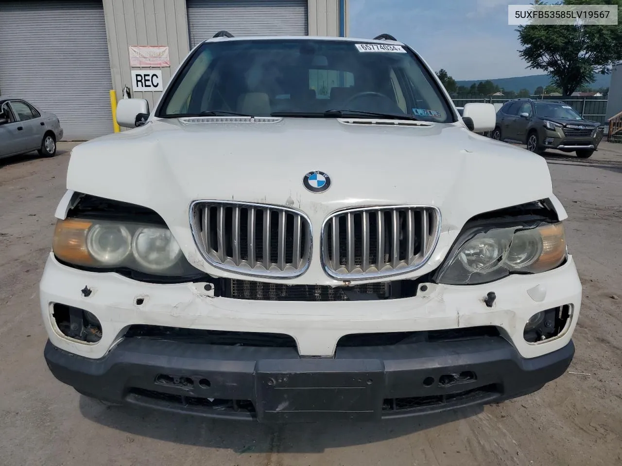 5UXFB53585LV19567 2005 BMW X5 4.4I