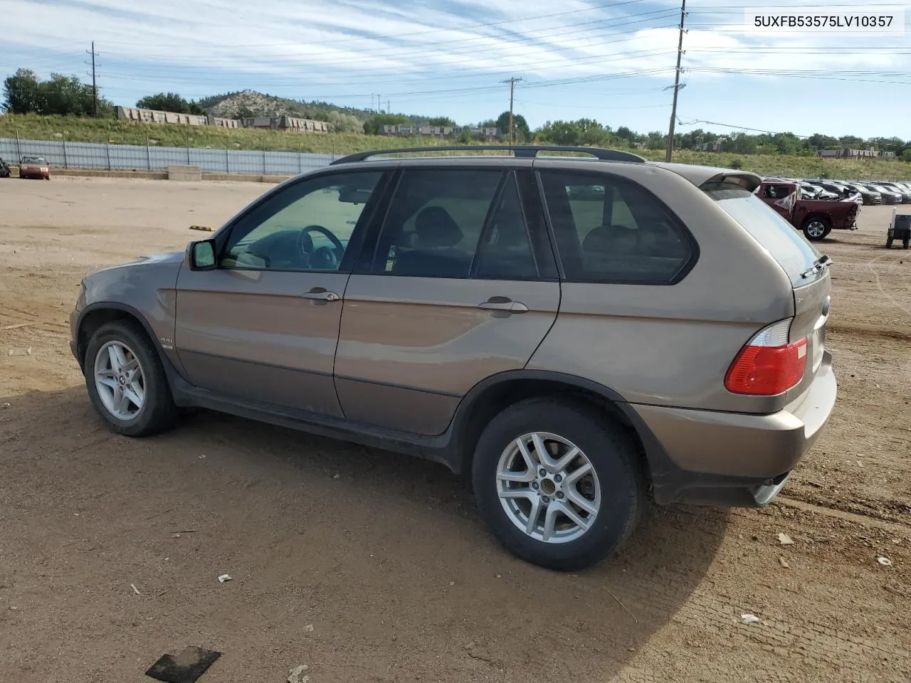 2005 BMW X5 4.4I VIN: 5UXFB53575LV10357 Lot: 70826214