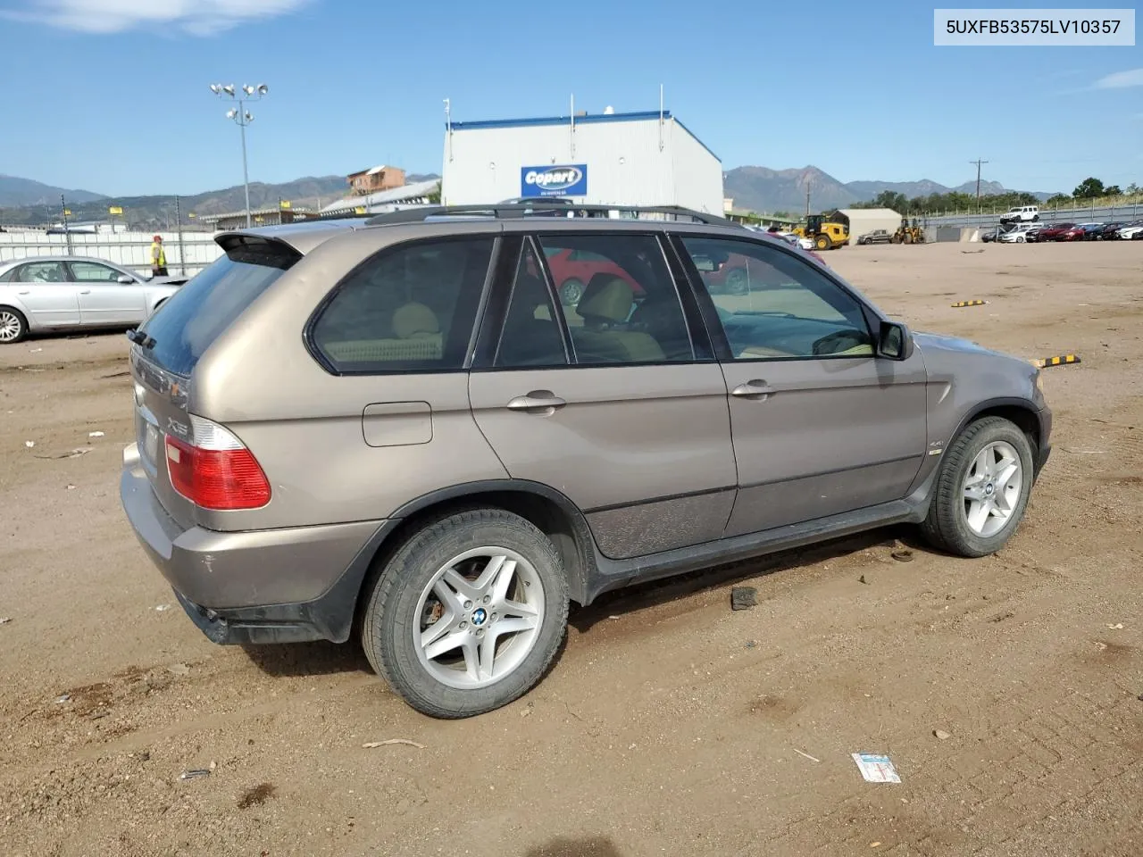 2005 BMW X5 4.4I VIN: 5UXFB53575LV10357 Lot: 70826214