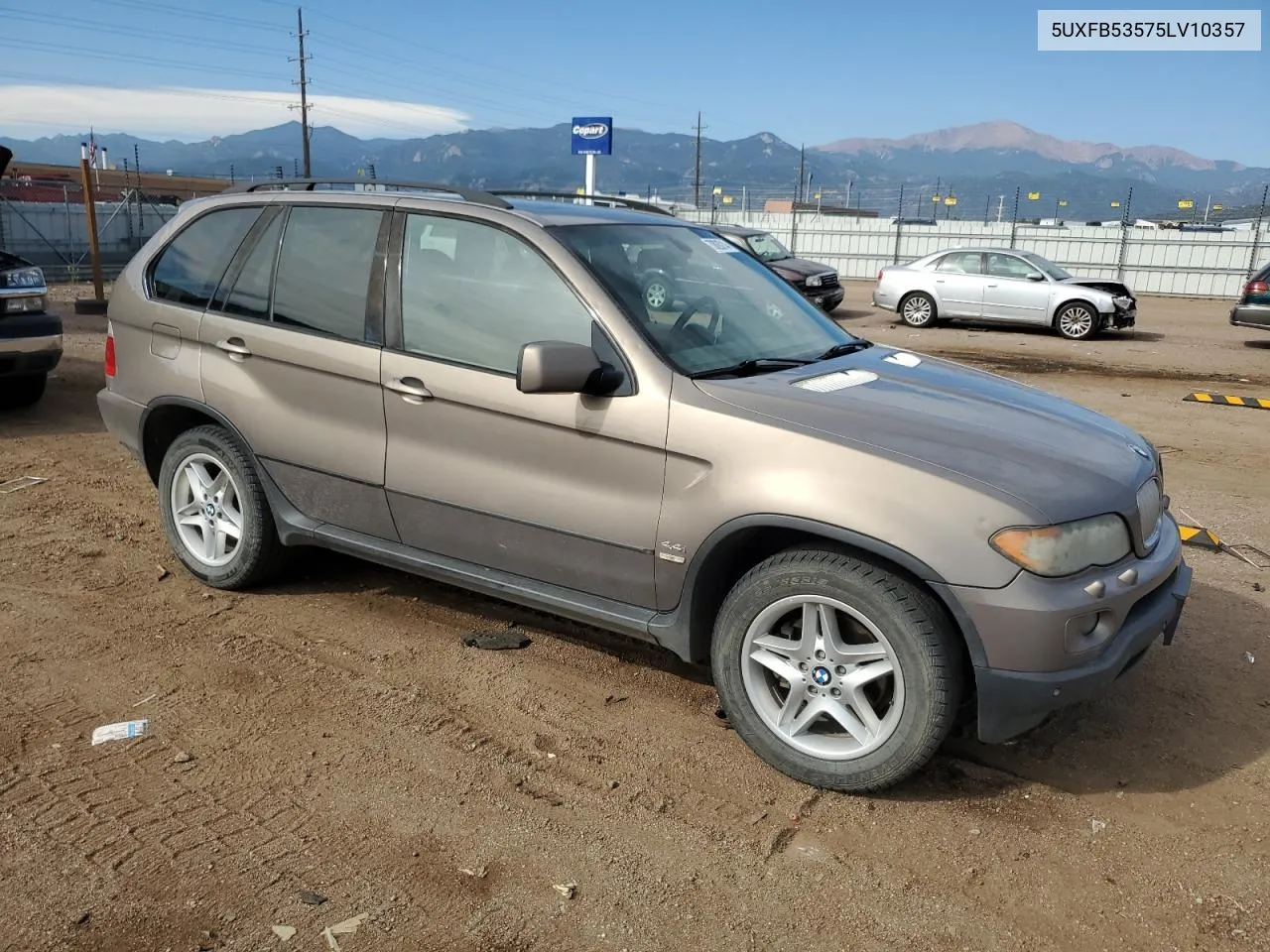 2005 BMW X5 4.4I VIN: 5UXFB53575LV10357 Lot: 70826214