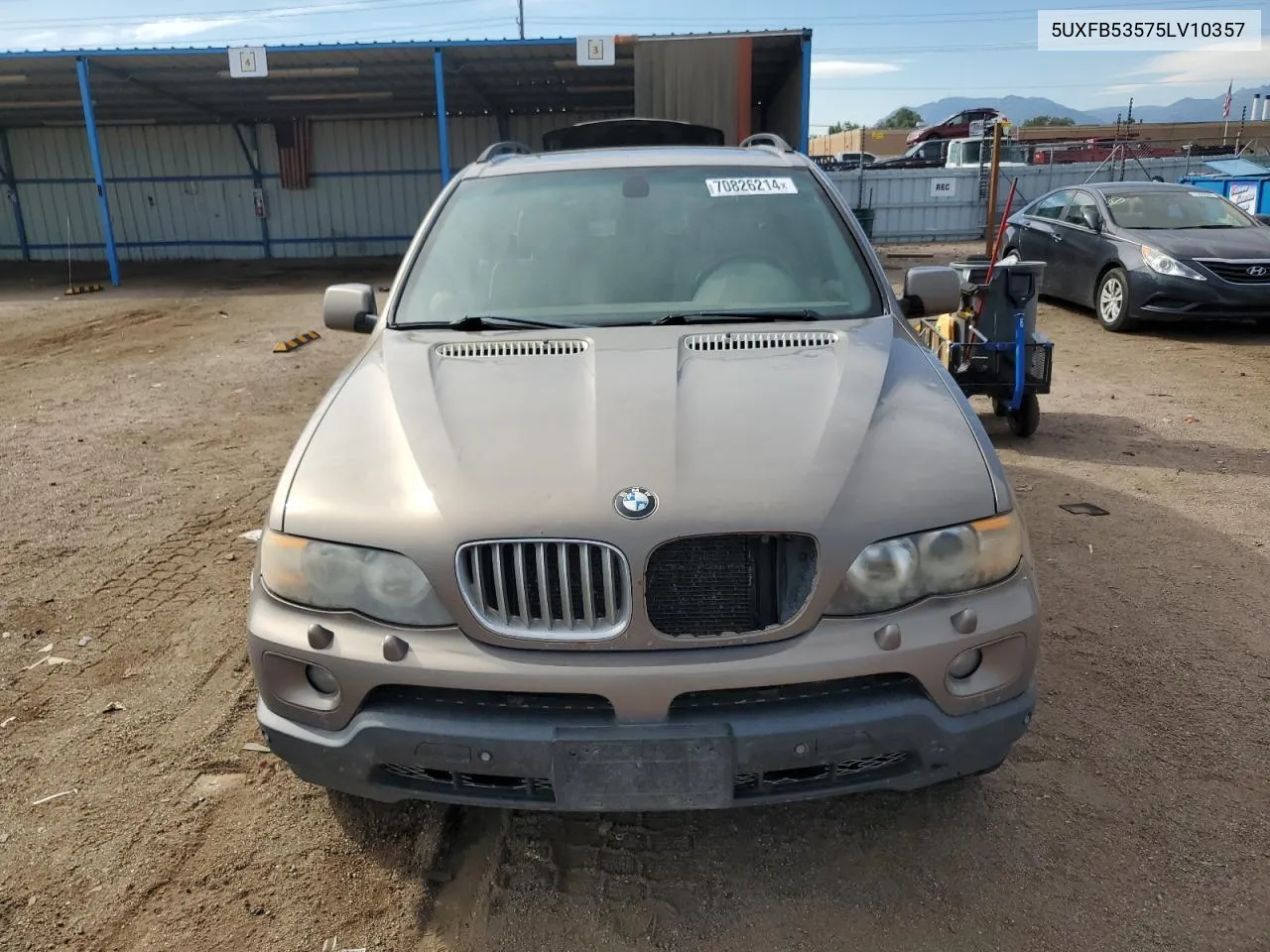 2005 BMW X5 4.4I VIN: 5UXFB53575LV10357 Lot: 70826214