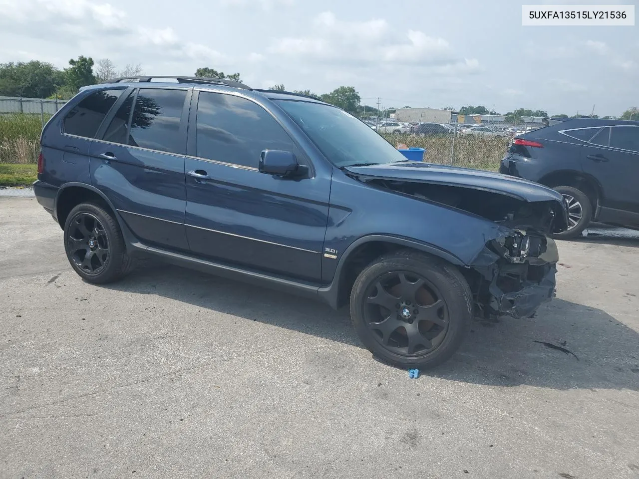 2005 BMW X5 3.0I VIN: 5UXFA13515LY21536 Lot: 72695614