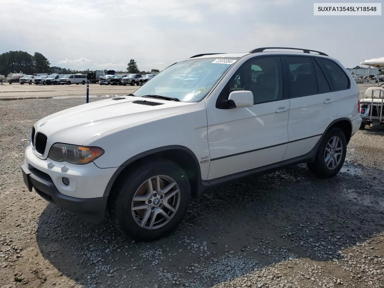 2005 BMW X5 3.0I VIN: 5UXFA13545LY18548 Lot: 72833354