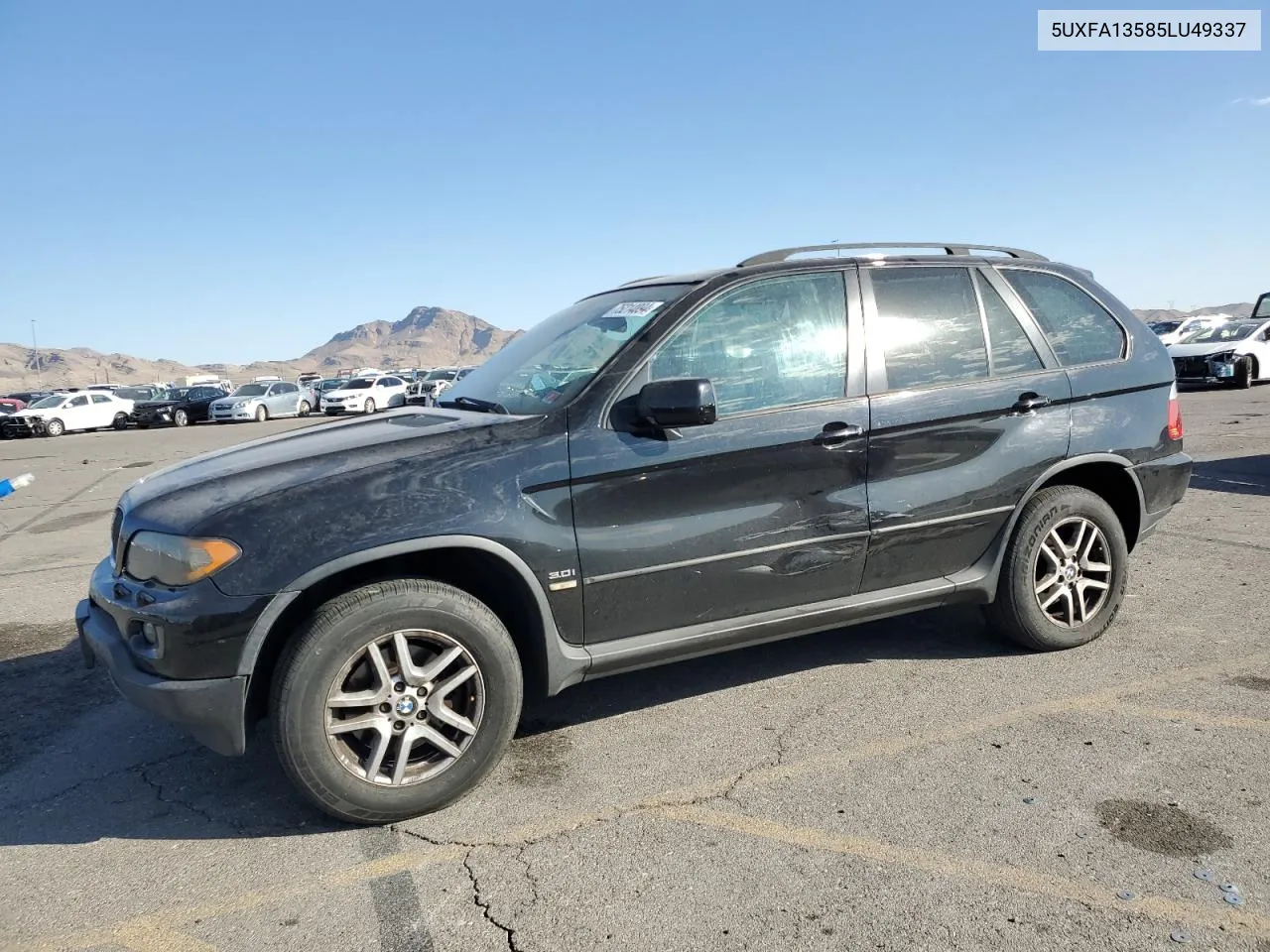 2005 BMW X5 3.0I VIN: 5UXFA13585LU49337 Lot: 75214894