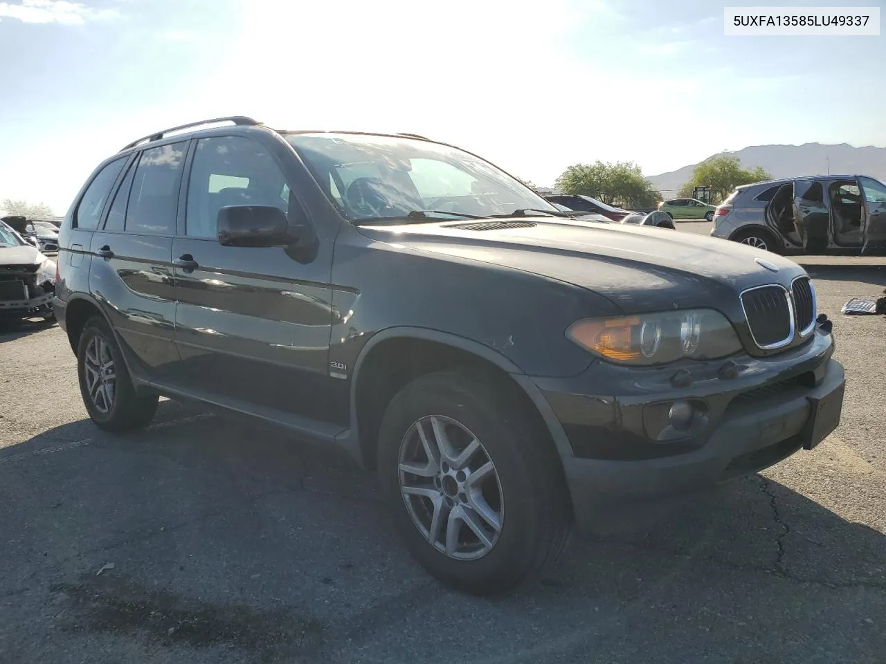 2005 BMW X5 3.0I VIN: 5UXFA13585LU49337 Lot: 75214894