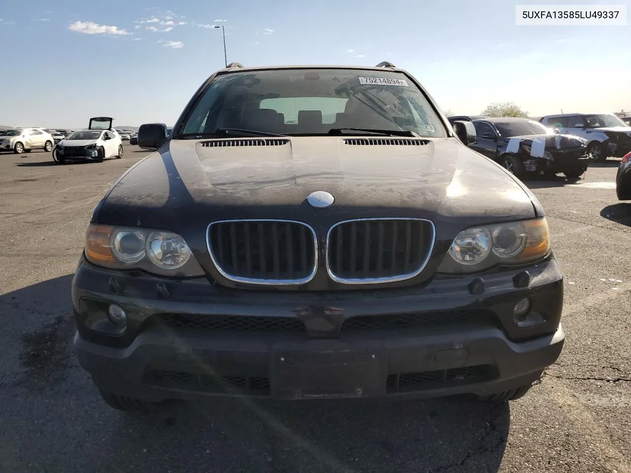 2005 BMW X5 3.0I VIN: 5UXFA13585LU49337 Lot: 75214894