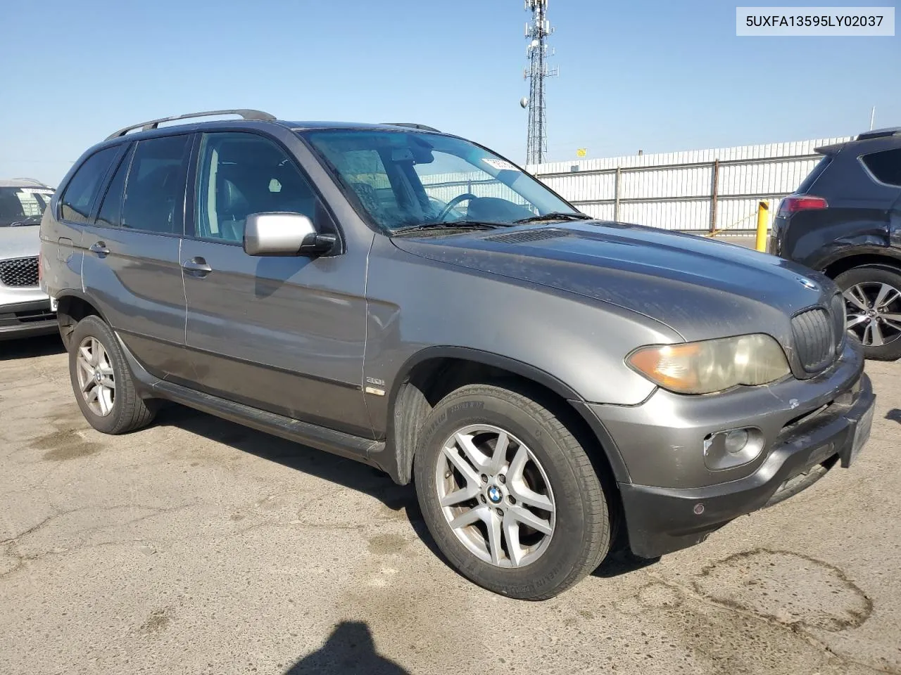 2005 BMW X5 3.0I VIN: 5UXFA13595LY02037 Lot: 75937804