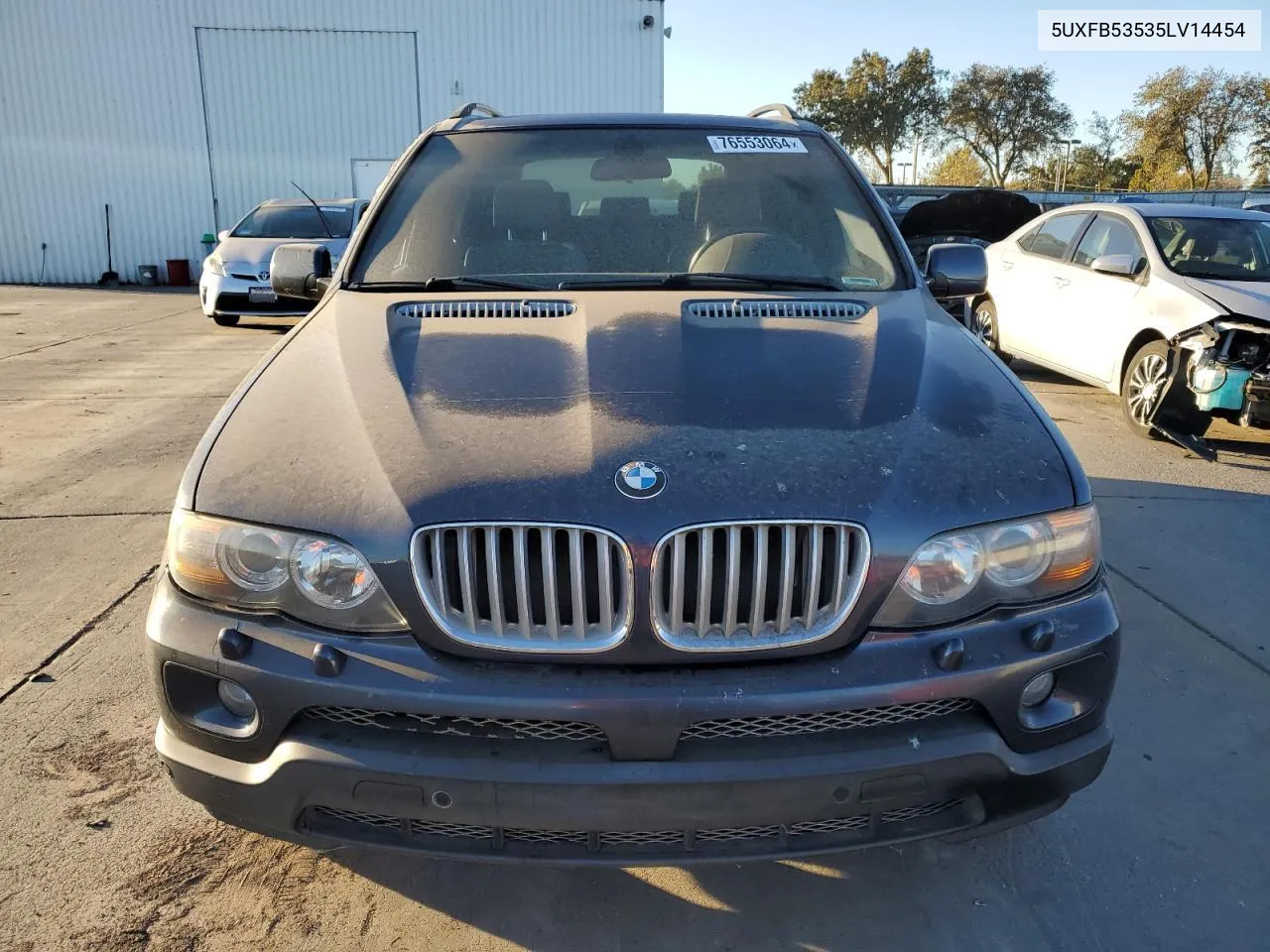 2005 BMW X5 4.4I VIN: 5UXFB53535LV14454 Lot: 76553064