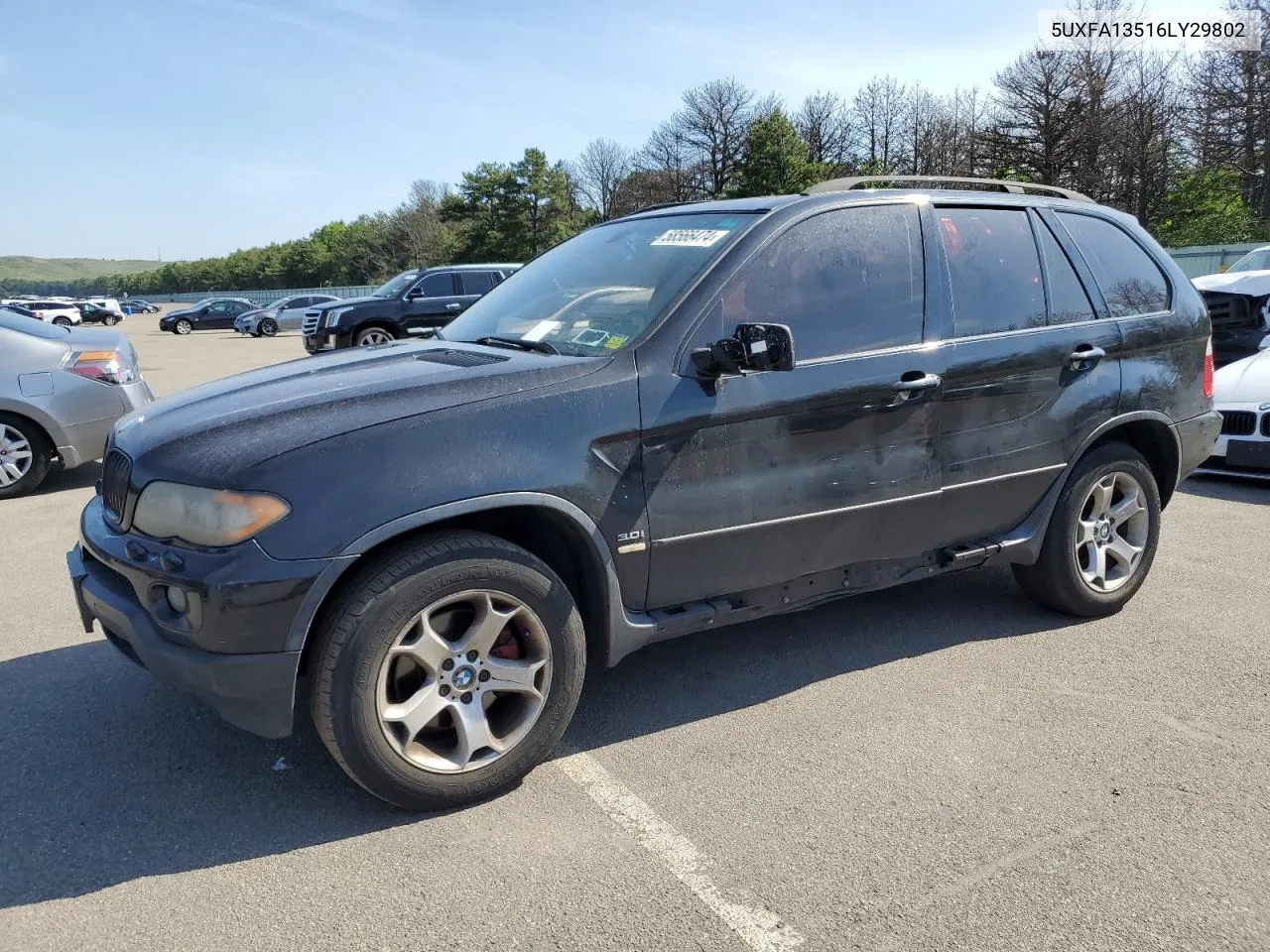 2006 BMW X5 3.0I VIN: 5UXFA13516LY29802 Lot: 58566474