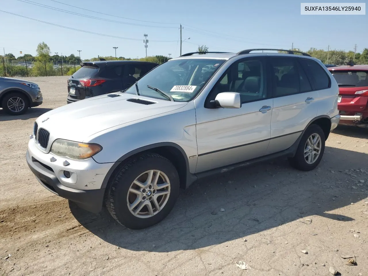 2006 BMW X5 3.0I VIN: 5UXFA13546LY25940 Lot: 70832884