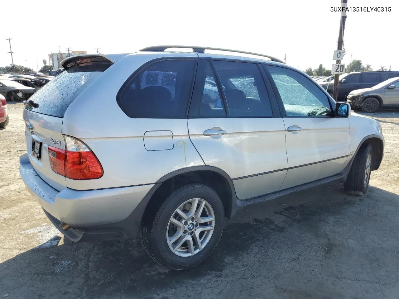 5UXFA13516LY40315 2006 BMW X5 3.0I