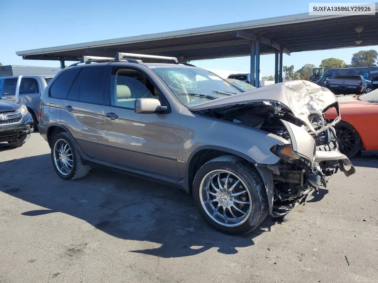 2006 BMW X5 3.0I VIN: 5UXFA13586LY29926 Lot: 71657524