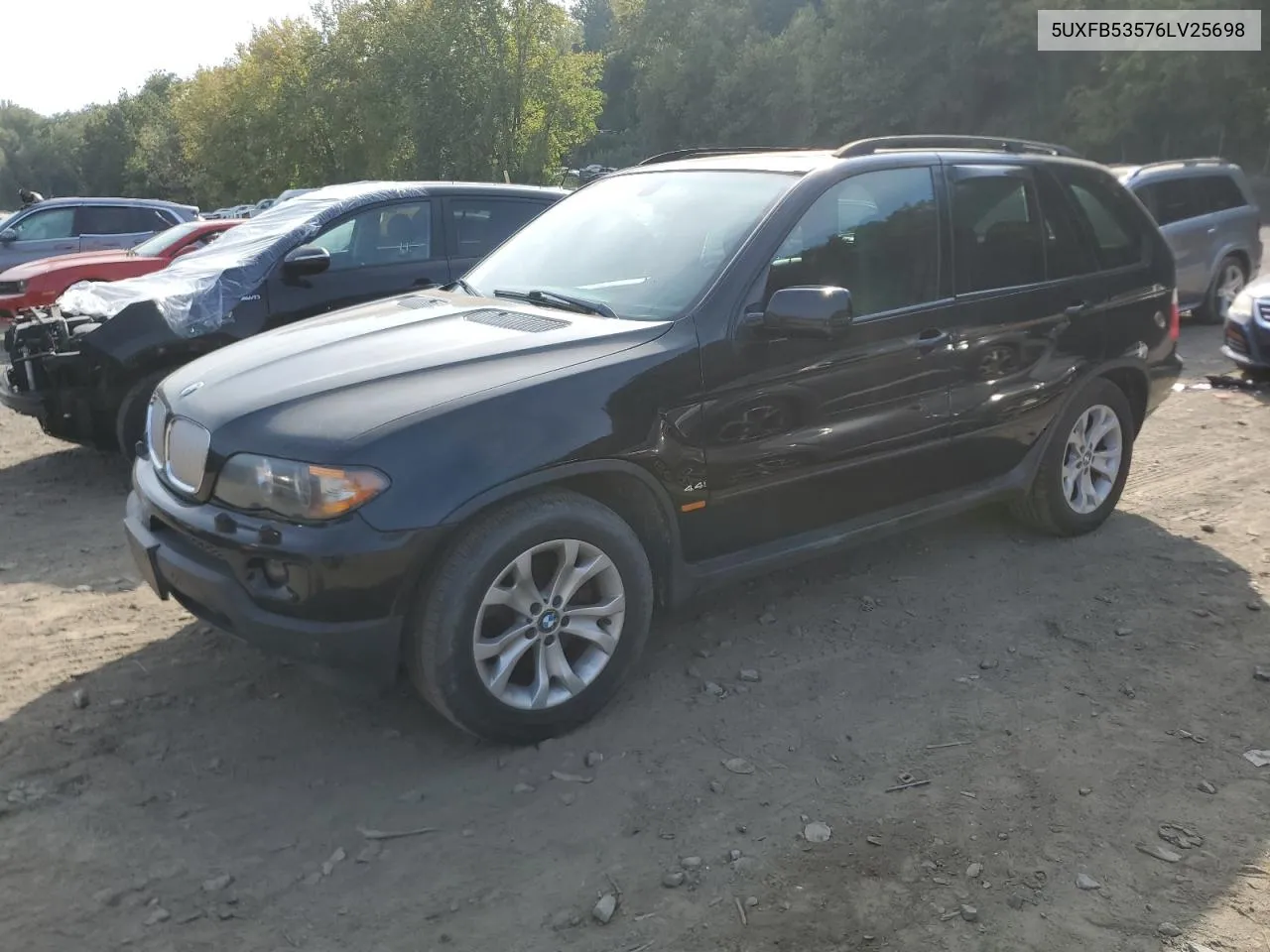 2006 BMW X5 4.4I VIN: 5UXFB53576LV25698 Lot: 72253424