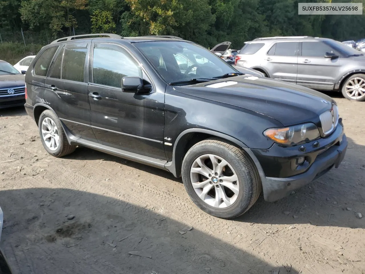 2006 BMW X5 4.4I VIN: 5UXFB53576LV25698 Lot: 72253424