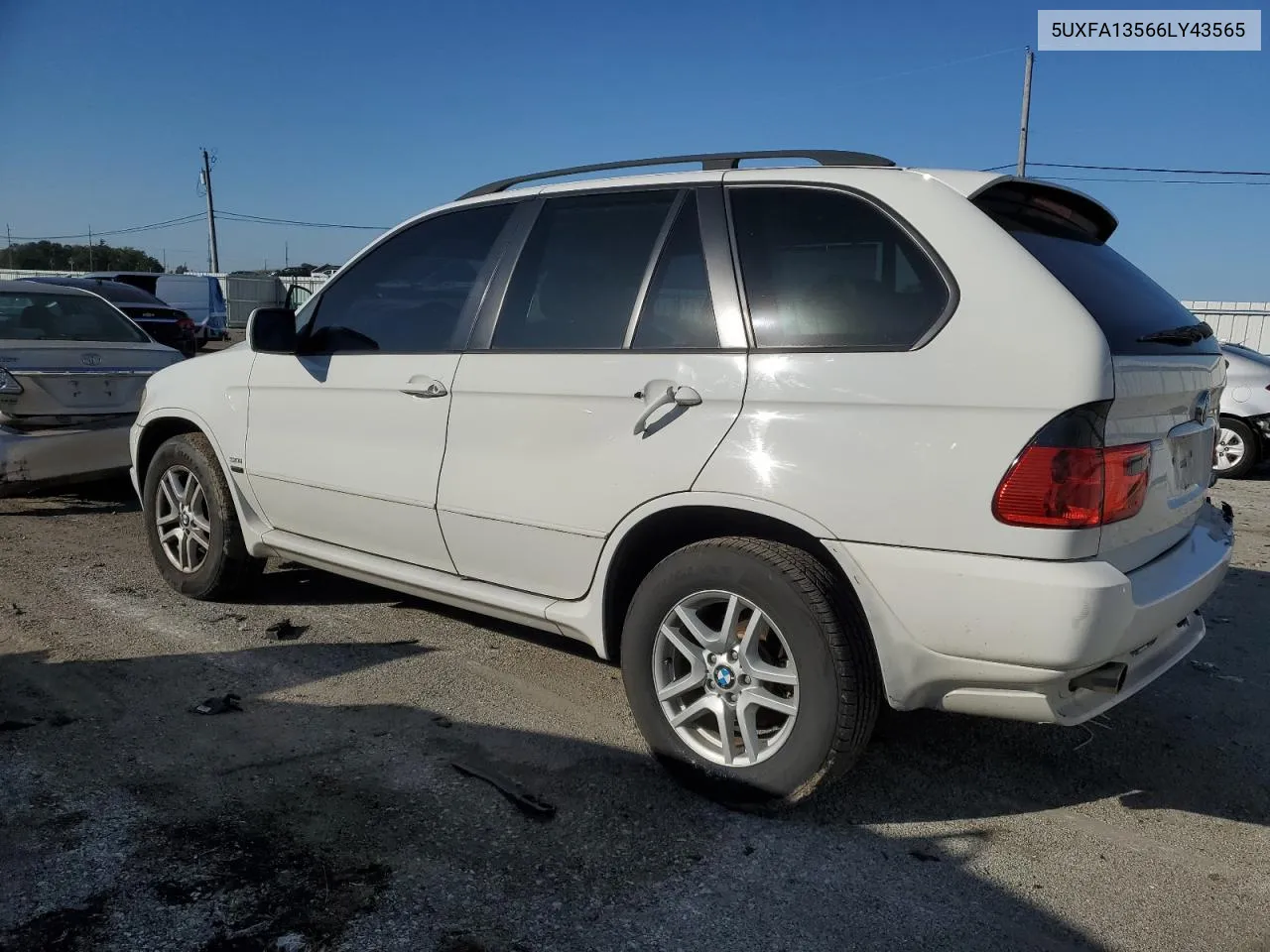 2006 BMW X5 3.0I VIN: 5UXFA13566LY43565 Lot: 73193764