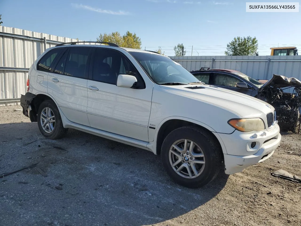 2006 BMW X5 3.0I VIN: 5UXFA13566LY43565 Lot: 73193764