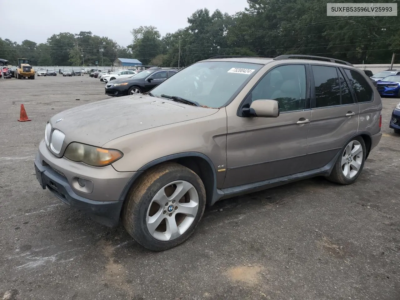 2006 BMW X5 4.4I VIN: 5UXFB53596LV25993 Lot: 73200424