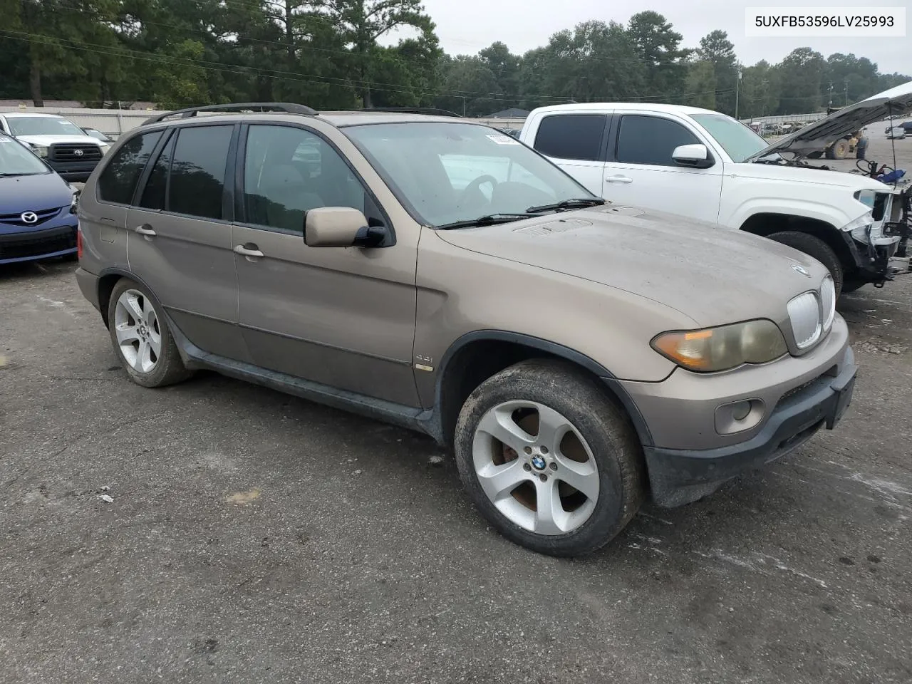 2006 BMW X5 4.4I VIN: 5UXFB53596LV25993 Lot: 73200424