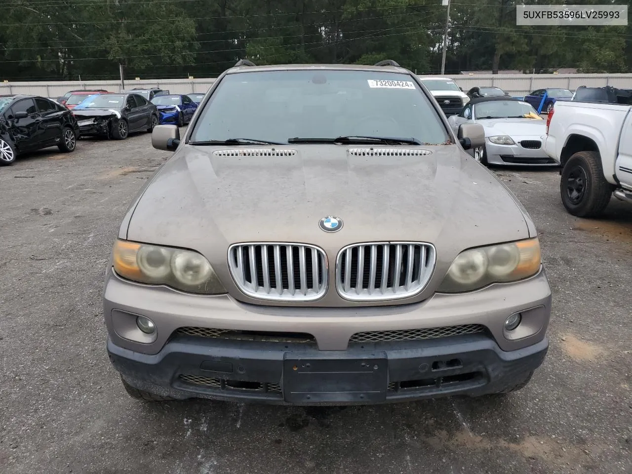 2006 BMW X5 4.4I VIN: 5UXFB53596LV25993 Lot: 73200424