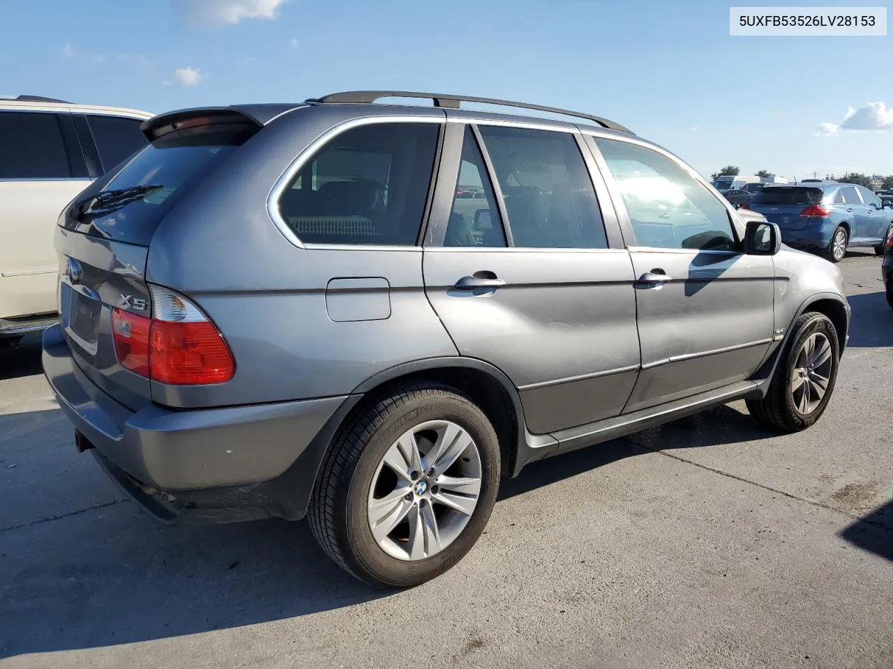 2006 BMW X5 4.4I VIN: 5UXFB53526LV28153 Lot: 74009114