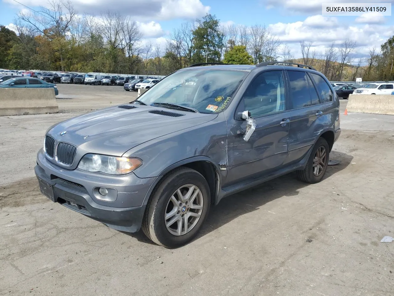 2006 BMW X5 3.0I VIN: 5UXFA13586LY41509 Lot: 75658944