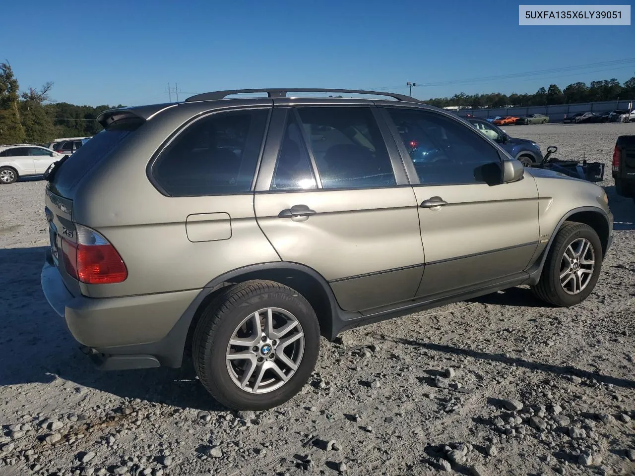 2006 BMW X5 3.0I VIN: 5UXFA135X6LY39051 Lot: 76053444