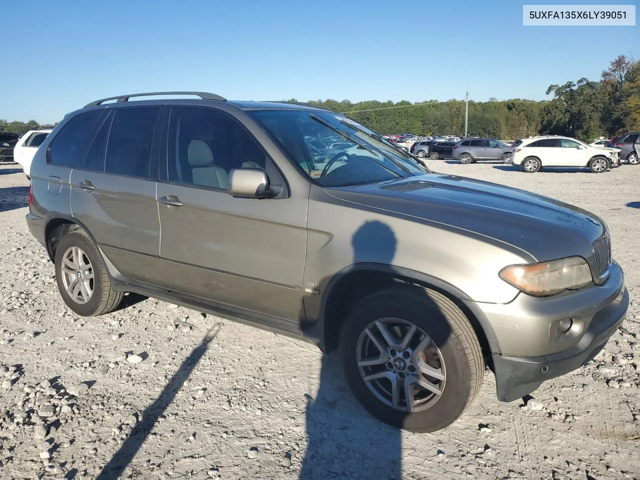 2006 BMW X5 3.0I VIN: 5UXFA135X6LY39051 Lot: 76053444