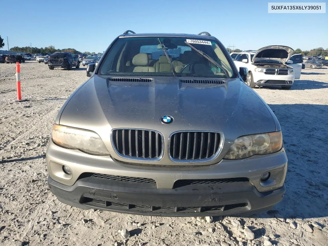 2006 BMW X5 3.0I VIN: 5UXFA135X6LY39051 Lot: 76053444