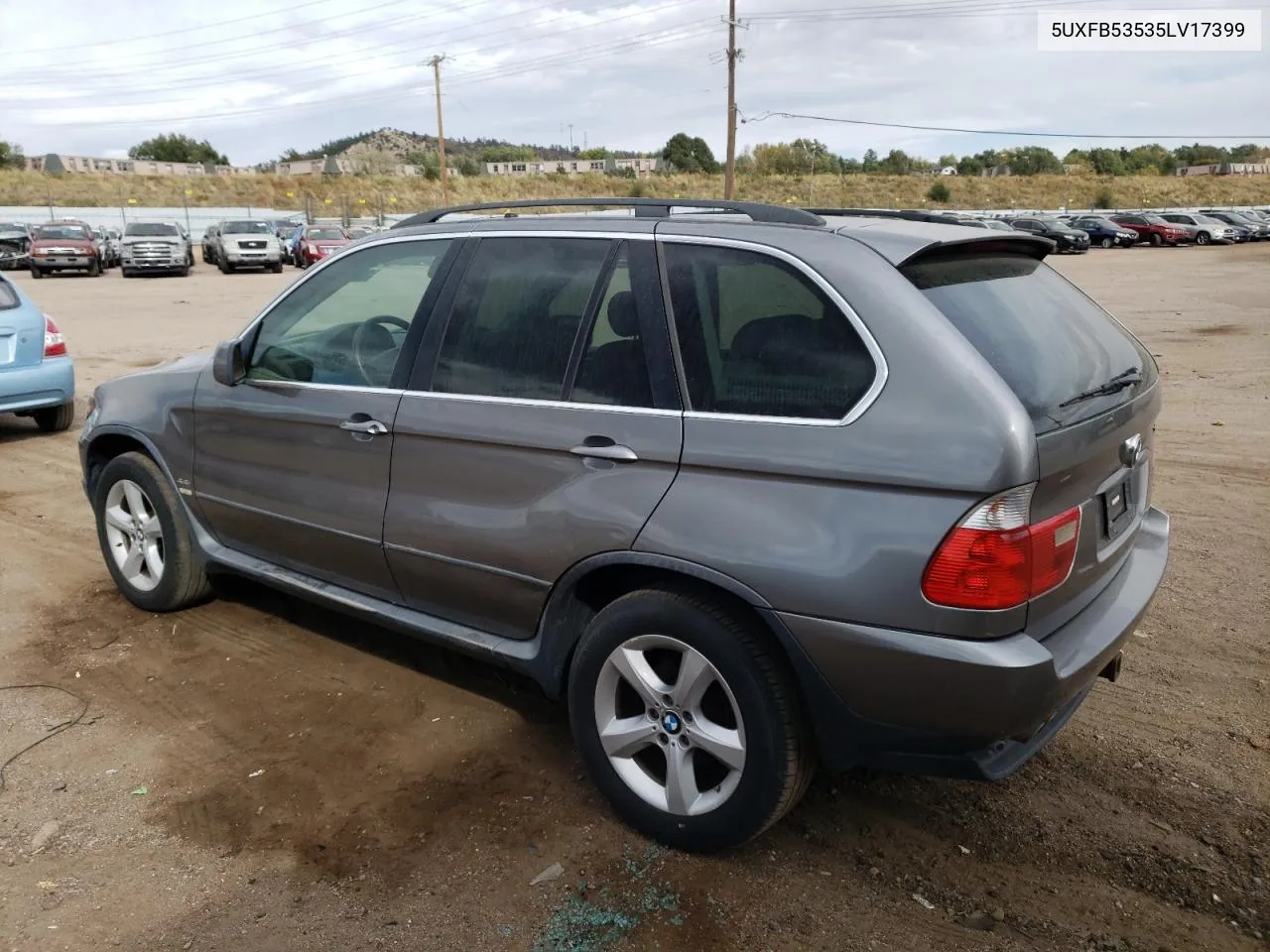 2006 BMW X5 4.4I VIN: 5UXFB53535LV17399 Lot: 76828474