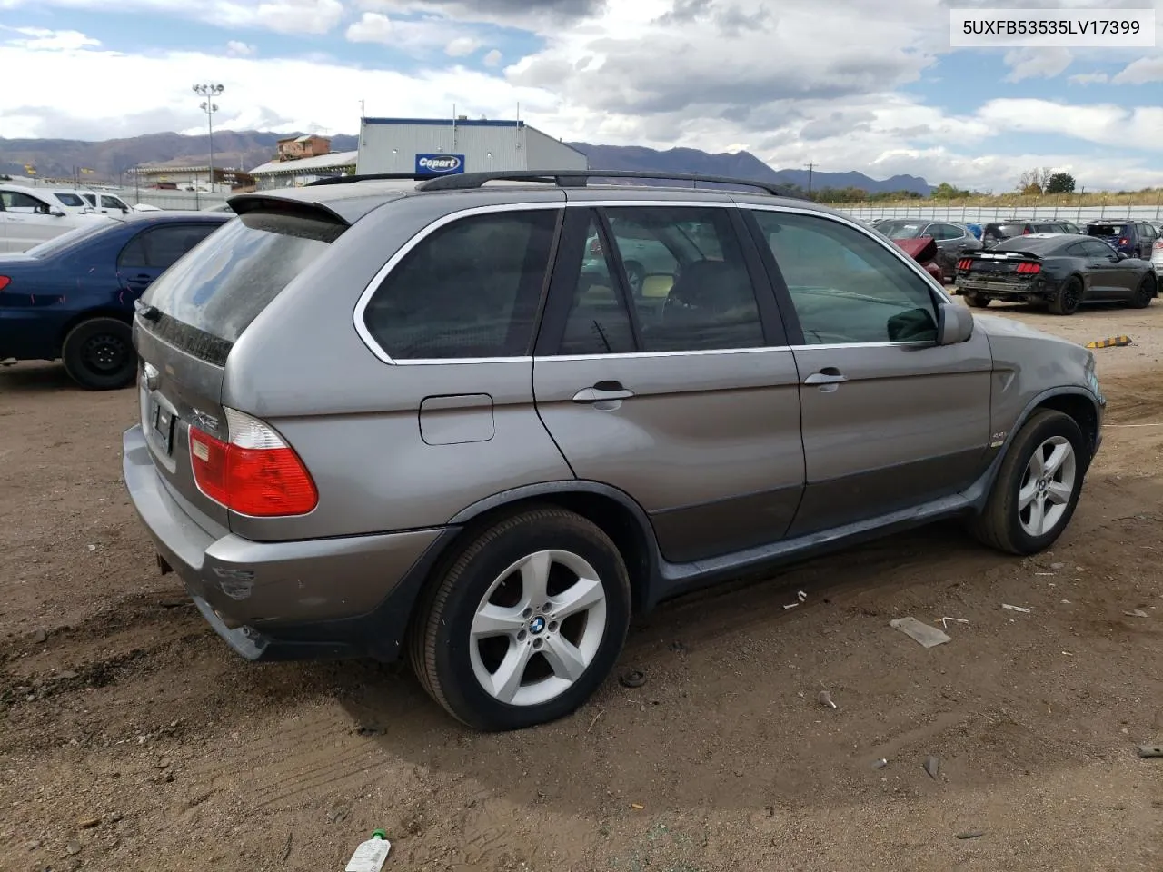 2006 BMW X5 4.4I VIN: 5UXFB53535LV17399 Lot: 76828474