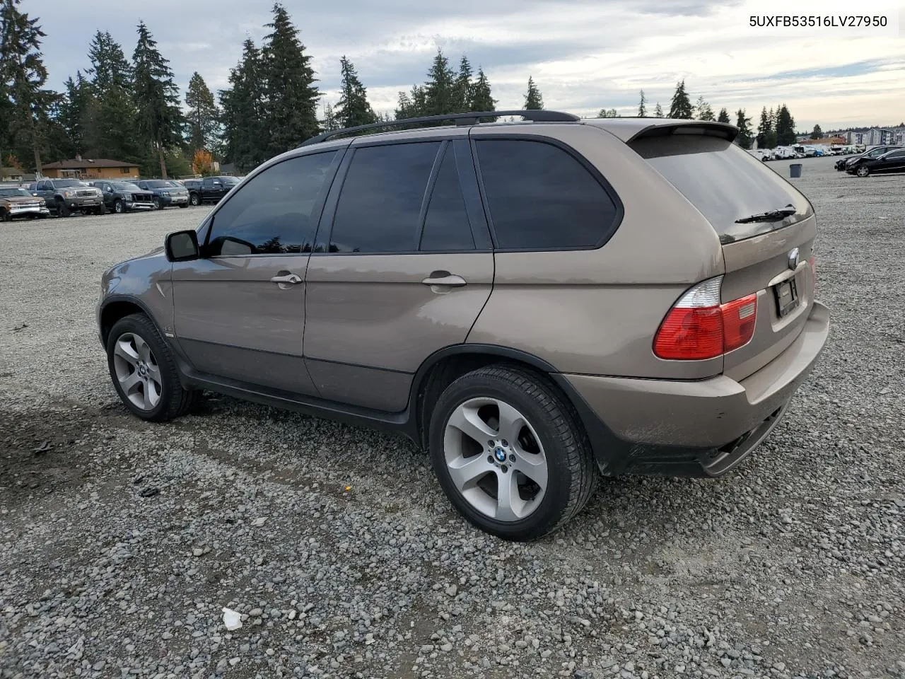 2006 BMW X5 4.4I VIN: 5UXFB53516LV27950 Lot: 77837014